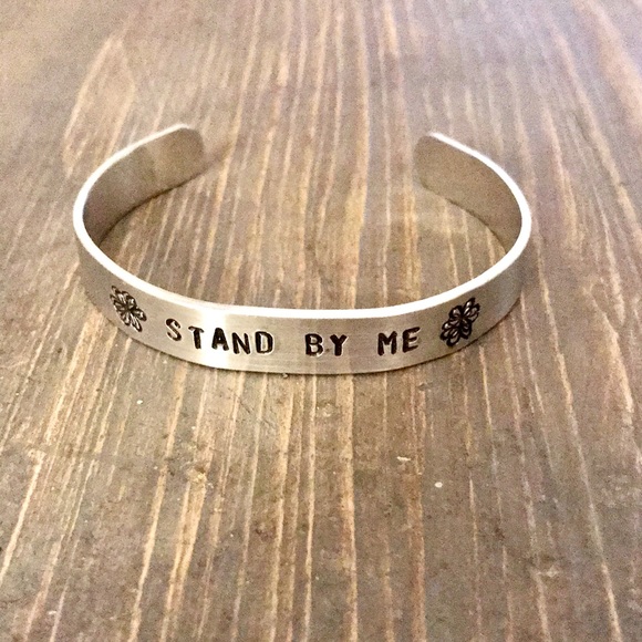 handmade Jewelry - Hand stamped adjustable metal cuff bracelet handmade Jewelry - Hand stamped adjustable metal cuff bracelet
